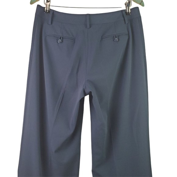 Cabi Wide Leg Elegant 9-5 Work Trouser Navy Blue Pant Sz 6 - Picture 5 of 8